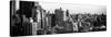 Panoramic Cityscape of Manhattan in Winter at Sunset-Philippe Hugonnard-Stretched Canvas