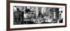 Panoramic Cityscape Snowy Winter in West Village-Philippe Hugonnard-Framed Photographic Print