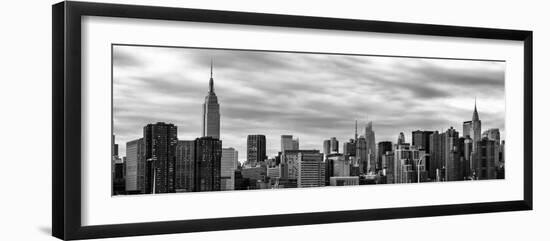 Panoramic Cityscape with the Chrysler Building and Empire State Building Views-Philippe Hugonnard-Framed Photographic Print