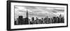 Panoramic Cityscape with the Chrysler Building and Empire State Building Views-Philippe Hugonnard-Framed Photographic Print