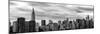 Panoramic Cityscape with the Chrysler Building and Empire State Building Views-Philippe Hugonnard-Mounted Photographic Print