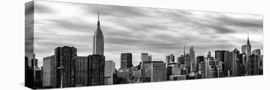 Panoramic Cityscape with the Chrysler Building and Empire State Building Views-Philippe Hugonnard-Stretched Canvas
