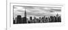 Panoramic Cityscape with the Chrysler Building and Empire State Building Views-Philippe Hugonnard-Framed Photographic Print