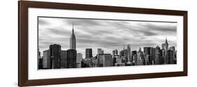 Panoramic Cityscape with the Chrysler Building and Empire State Building Views-Philippe Hugonnard-Framed Photographic Print