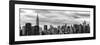 Panoramic Cityscape with the Chrysler Building and Empire State Building Views-Philippe Hugonnard-Framed Photographic Print