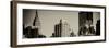 Panoramic Cityscape with the Empire State Building and the New Yorker Hotel-Philippe Hugonnard-Framed Photographic Print