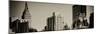 Panoramic Cityscape with the Empire State Building and the New Yorker Hotel-Philippe Hugonnard-Mounted Photographic Print