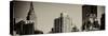 Panoramic Cityscape with the Empire State Building and the New Yorker Hotel-Philippe Hugonnard-Stretched Canvas