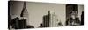 Panoramic Cityscape with the Empire State Building and the New Yorker Hotel-Philippe Hugonnard-Stretched Canvas