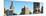 Panoramic Cityscape with the Empire State Building and the New Yorker Hotel-Philippe Hugonnard-Mounted Photographic Print