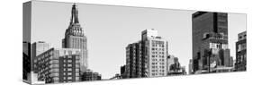 Panoramic Cityscape with the Empire State Building and the New Yorker Hotel-Philippe Hugonnard-Stretched Canvas