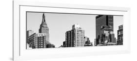 Panoramic Cityscape with the Empire State Building and the New Yorker Hotel-Philippe Hugonnard-Framed Photographic Print