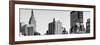 Panoramic Cityscape with the Empire State Building and the New Yorker Hotel-Philippe Hugonnard-Framed Photographic Print