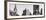 Panoramic Cityscape with the Empire State Building and the New Yorker Hotel-Philippe Hugonnard-Framed Photographic Print