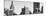 Panoramic Cityscape with the Empire State Building and the New Yorker Hotel-Philippe Hugonnard-Mounted Photographic Print