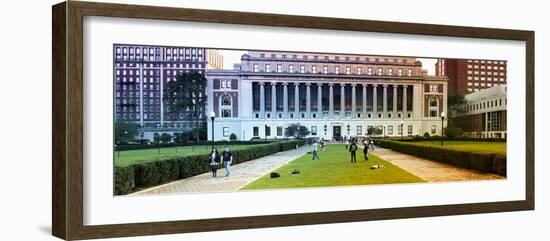 Panoramic - Columbia University - College - Campus - Buildings and Structures - Manhattan - New Yor-Philippe Hugonnard-Framed Photographic Print