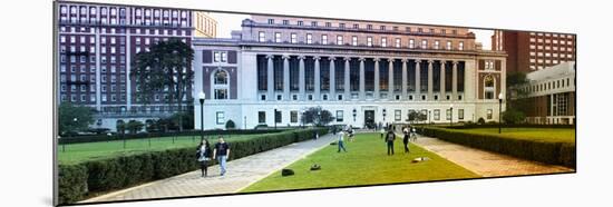 Panoramic - Columbia University - College - Campus - Buildings and Structures - Manhattan - New Yor-Philippe Hugonnard-Mounted Premium Photographic Print