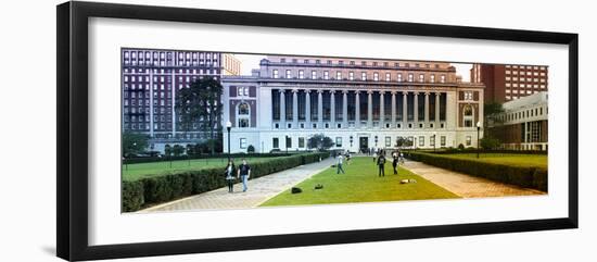 Panoramic - Columbia University - College - Campus - Buildings and Structures - Manhattan - New Yor-Philippe Hugonnard-Framed Premium Photographic Print