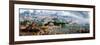 Panoramic Fantasy with the Abduction of Helen, 1535-Maerten van Heemskerck-Framed Premium Giclee Print