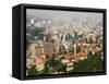 Panoramic Hilltop View of the City, Sarajevo, Bosnia-Christian Kober-Framed Stretched Canvas