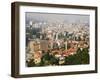 Panoramic Hilltop View of the City, Sarajevo, Bosnia-Christian Kober-Framed Photographic Print