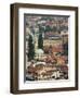 Panoramic Hilltop View of the City, Sarajevo, Bosnia-Christian Kober-Framed Photographic Print