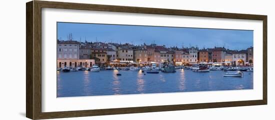 Panoramic Image of the Waterfront and Harbour-Markus Lange-Framed Photographic Print