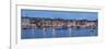 Panoramic Image of the Waterfront and Harbour-Markus Lange-Framed Photographic Print