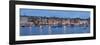 Panoramic Image of the Waterfront and Harbour-Markus Lange-Framed Photographic Print