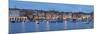 Panoramic Image of the Waterfront and Harbour-Markus Lange-Mounted Photographic Print