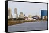 Panoramic Indianapolis-benkrut-Framed Stretched Canvas