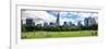 Panoramic Landscape, a Summer in Central Park, Lifestyle, Manhattan, New York City-Philippe Hugonnard-Framed Premium Photographic Print