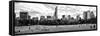Panoramic Landscape, a Summer in Central Park, Lifestyle, Manhattan, NYC-Philippe Hugonnard-Framed Stretched Canvas