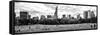 Panoramic Landscape, a Summer in Central Park, Lifestyle, Manhattan, NYC-Philippe Hugonnard-Framed Stretched Canvas