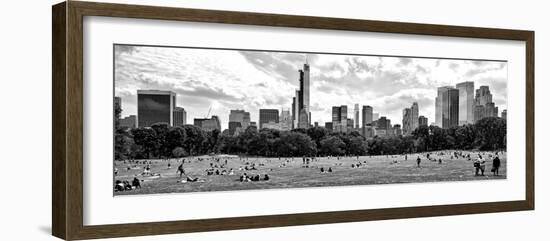 Panoramic Landscape, a Summer in Central Park, Lifestyle, Manhattan, NYC-Philippe Hugonnard-Framed Photographic Print