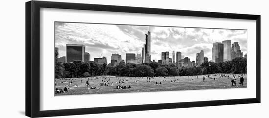 Panoramic Landscape, a Summer in Central Park, Lifestyle, Manhattan, NYC-Philippe Hugonnard-Framed Photographic Print