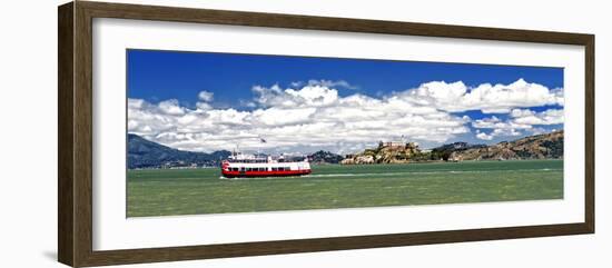 Panoramic Landscape - Alcatraz Island - Prison - San Francisco - California - United States-Philippe Hugonnard-Framed Photographic Print