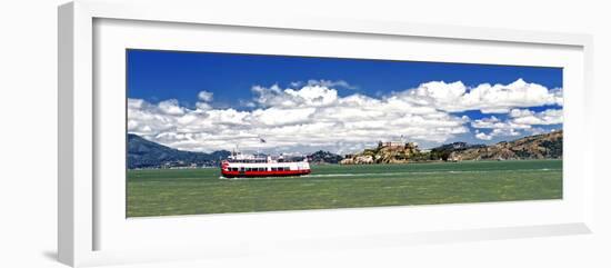 Panoramic Landscape - Alcatraz Island - Prison - San Francisco - California - United States-Philippe Hugonnard-Framed Photographic Print