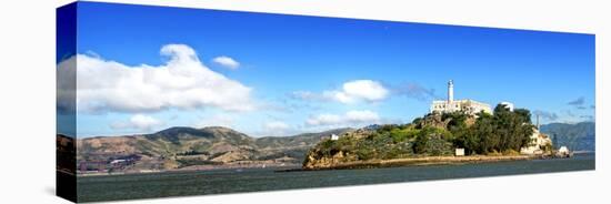 Panoramic Landscape - Alcatraz Island - Prison - San Francisco - California - United States-Philippe Hugonnard-Stretched Canvas