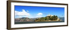 Panoramic Landscape - Alcatraz Island - Prison - San Francisco - California - United States-Philippe Hugonnard-Framed Photographic Print