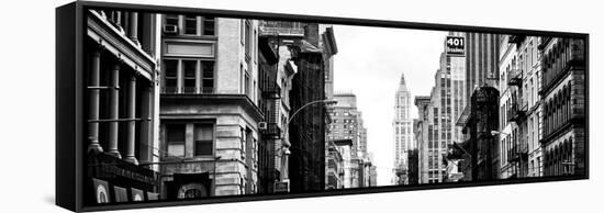 Panoramic Landscape, Architecture and Buildings, Urban Scene, 401 Broadway, Lower Manhattan, NYC-Philippe Hugonnard-Framed Stretched Canvas