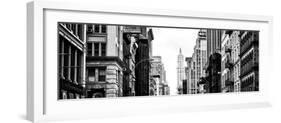 Panoramic Landscape, Architecture and Buildings, Urban Scene, 401 Broadway, Lower Manhattan, NYC-Philippe Hugonnard-Framed Photographic Print