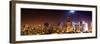 Panoramic Landscape by Night of Manhattan-Philippe Hugonnard-Framed Photographic Print