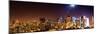 Panoramic Landscape by Night of Manhattan-Philippe Hugonnard-Mounted Photographic Print