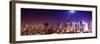 Panoramic Landscape by Pink Night of Manhattan-Philippe Hugonnard-Framed Premium Photographic Print