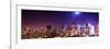 Panoramic Landscape by Pink Night of Manhattan-Philippe Hugonnard-Framed Photographic Print