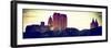 Panoramic Landscape, Central Park at Sunset, Manhattan, New York, Vintage Colors-Philippe Hugonnard-Framed Photographic Print