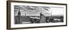 Panoramic Landscape - Empire State Building - Sunset - Manhattan - New York City - United States-Philippe Hugonnard-Framed Photographic Print