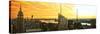 Panoramic Landscape - Empire State Building - Sunset - Manhattan - New York City - United States-Philippe Hugonnard-Stretched Canvas