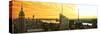 Panoramic Landscape - Empire State Building - Sunset - Manhattan - New York City - United States-Philippe Hugonnard-Stretched Canvas